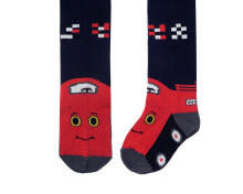 Weri Spezials Детские колготки Blitz Navy ART.WERI-5311 Высококачественные детские хлопковые колготки для мальчиков
