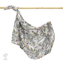 Makaszka Muslin Wipe Art.154374 Augstākās kvalitātes muslina ietināšanas autiņš no bambusa, 4 gb. (35x35 cm)