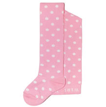 Weri Spezials Детские колготки White Dots Rose ART.SW-0131 Высококачественные детские хлопковые колготки для девочек