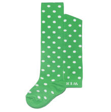 Weri Spezials Bērnu Zeķubikses White Dots Green ART.SW-0143 Augstas kvalitātes bērnu kokvilnas Zeķubikses meitenēm