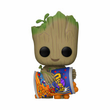 FUNKO POP! Vinyl figuur: I Am Groot - Groot with cheese puffs