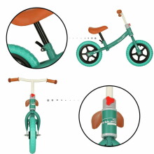 Ikonka Trike Fix Balance Bicycle Art.KX4544 Turquoise Laste jalgratas - metallraamiga jooksja