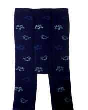 Weri Spezials Children's Tights Zoo Navy ART.SW-1841 High quality children's cotton tights for gilrs