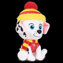 PAW PATROL Varenie kucēni, plīša rotaļlieta no filmas, Maršals 15 cm