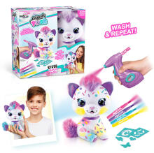Style 4 Ever игровой набор мягкая игрушка с аэрографом Котенок 25, см