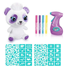 Style 4 Ever plush with airbrush Panda, 25 cm