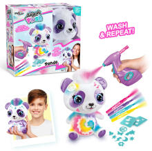 Style 4 Ever plush with airbrush Panda, 25 cm