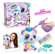 Style 4 Ever plush with airbrush Panda, 25 cm