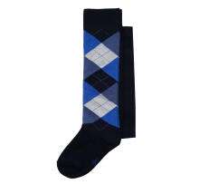 Weri Spezials Bērnu Zeķubikses Jacquard Navy and Medium Blue ART.WERI-2409 Augstas kvalitātes bērnu kokvilnas Zeķubikses bērniem