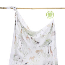 Makaszka Bamboo Swaddle Art.154608 Augstākās kvalitātes muslina ietināšanas autiņš no bambusa,  (75x100 cm)