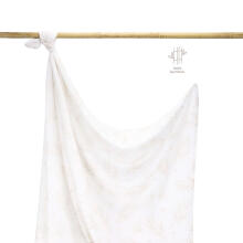 Makaszka Bamboo Swaddle Art.154627 Augstākās kvalitātes muslina ietināšanas autiņš no bambusa,  (100x120 cm)