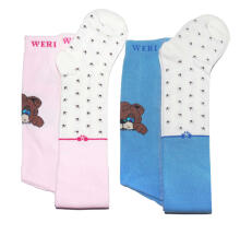 Weri Spezials Детские колготки Racoon Light Pink ART.WERI-2905 Высококачественные детские хлопковые колготки для девочек