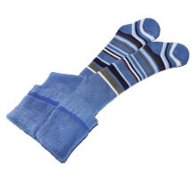 Weri Spezials Children's Tights Stripes Jeans ART.WERI-7656 High quality children's warm plush cotton tights for boys