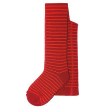 Weri Spezials Bērnu Zeķubikses Red Stripes ART.SW-2002 Augstas kvalitātes siltas  plīša bērnu kokvilnas Zeķubikses meitenēm