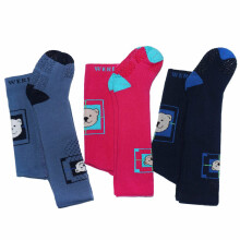 Weri Spezials Детские колготки Little Bear Jeans ART.SW-1742 Высококачественные детские плюшевые, теплые хлопковые колготки с нескользящим покрытием для мальчиков