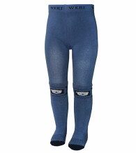 Weri Spezials Children's Tights Little Bear Jeans ART.SW-1742 High quality children's warm plush non-slip cotton tights for boys