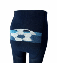 Weri Spezials Children's Tights Football Navy ART.WERI-1033 High quality children's warm plush non-slip cotton tights for boys