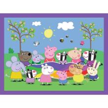 TREFL PEPPA PIG Puzles komplekts Peppa Pig 30 gab + 48 gab + 24 memo