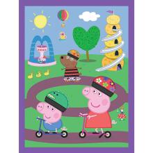 TREFL PEPPA PIG Puzles komplekts Peppa Pig 30 gab + 48 gab + 24 memo