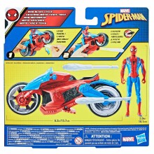 SPIDER-MAN Leikkisetti Ajoneuvo ja hahmo, 10 cm