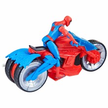 SPIDER-MAN Leikkisetti Ajoneuvo ja hahmo, 10 cm