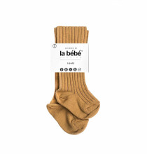 La Bebe™ Nursing Eco Organic Cotton Tights Art.154799 Camel Laste sukkpüksid on valmistatud keskkonnasõbralikust orgaanilisest puuvillast.