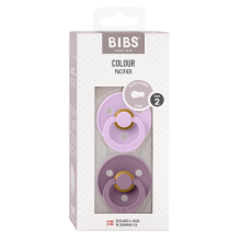 Bibs Colour Art.120430 Violet Sky Mauve  māneklītis (knupītis) no 100% naturāla kaučuka. No 6-18 mēn. (2 gb.)