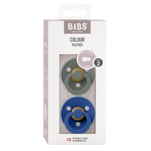 Bibs Colour Art.120434 Pine Cornflower māneklītis (knupītis) no 100% naturāla kaučuka. No 6-18 mēn. (2 gb.)
