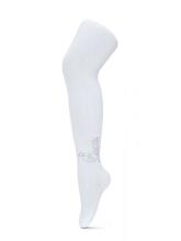 BeSnazzy Cotton Tights Ra-54 Kokvilnas zeķubikses meitenēm ar mirdzošiem akmeņiem