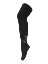 BeSnazzy Cotton Tights Ra-54 Kokvilnas zeķubikses meitenēm ar mirdzošiem akmeņiem