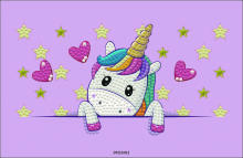 "DIAMOND DOTS radošs dimanta gleznas komplekts ""Unicorn"", 2000+ punkti, DTZ10.012"