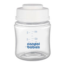 CANPOL BABIES pudelīšu komplekts mātes piena uzglabāšanai 3x120ml, 0M+, 35/235