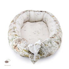 Makaszka XXL Babynest Dream Garden Art.154945  Гнездышко – кокон для новорожденных