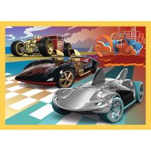 TREFL HOT WHEELS Pužļu komplekts 4 in 1