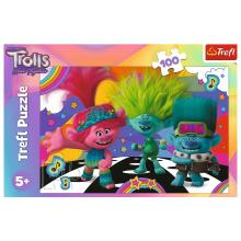 TREFL TROLLS Puzle Troļļi 3, 100 gab.