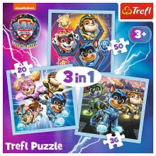 TREFL PAW PATROL Pužļu komplekts 3in1
