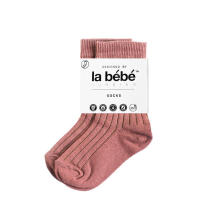 La Bebe™ Nursing Eco Organic Cotton Socks Art.155065 Purple Bērnu zeķes no organiskās kokvilnas