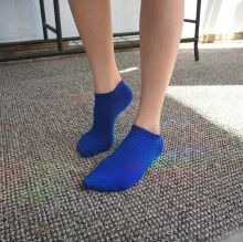 Weri Spezials Детские короткие носки Monochrome Malibu Blue ART.SW-2194 Три пары высококачественных детских коротких носков из хлопка