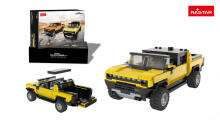 "RASTAR 1:30 saliekams automaš?nas modelis ""Hummer EV"", sortiments, oranžs/dzeltens, 454 da?as, 93700"