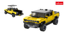 "RASTAR 1:30 saliekams automaš?nas modelis ""Hummer EV"", sortiments, oranžs/dzeltens, 454 da?as, 93700"