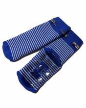 Weri Spezials Children's Non-Slip Socks Emergency Car Royal Blue ART.SW-1121 High quality children's socks made of cotton with non-slip coating