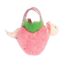 AURORA Fancy Pals Plīša Salamandra zemeņu somiņā 20 cm