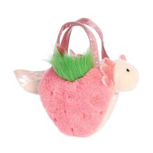 AURORA Fancy Pals Plīša Salamandra zemeņu somiņā 20 cm