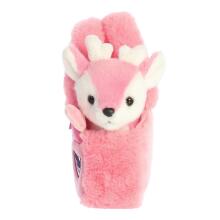 AURORA Fancy Pals Плюшевый олень в розовой сумке, 20 см