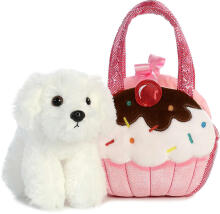 AURORA Fancy Pals Plīša sunītis keksiņu somiņā 20 cm