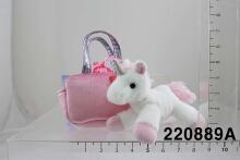 AURORA Fancy Pals Plīša vienradzis rozā somiņā 20 cm