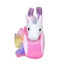 AURORA Fancy Pals Plīša vienradzis rozā somiņā 20 cm