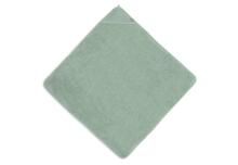 Jollein Bath cape Terry 100x100cm Ash Green 534-836-00095 Bērnu Dvielis ar kapuci
