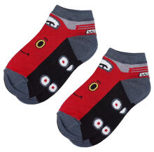 Weri Spezials Children's Sneaker Socks Blitz Grey ART.WERI-5526 Pack of two high quality children's cotton sneaker socks