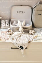 La Bebe™ NO Sleep Comforter Art.155464 Bunnies Mīksta miega lupatiņa